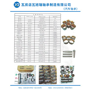汽車(chē)軸承參數(shù)